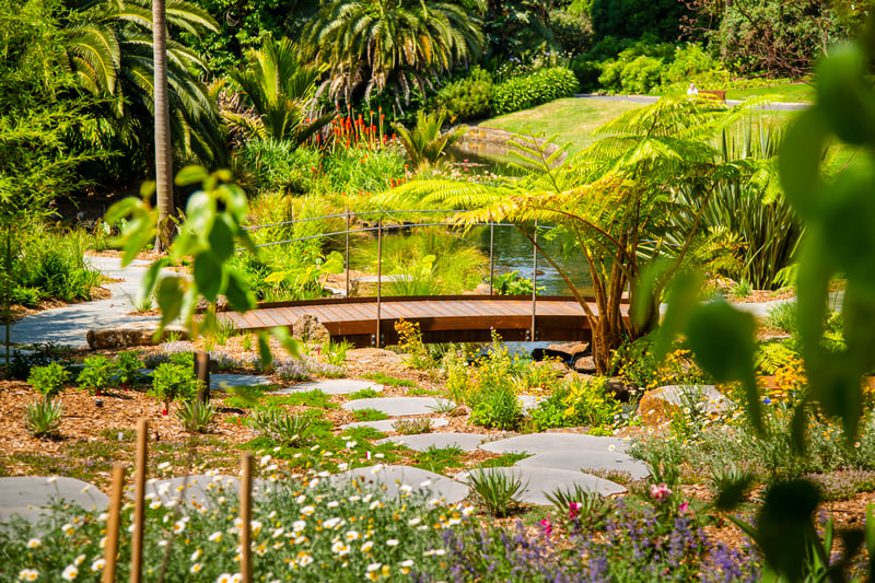 Sensory Garden of the Royal Botanic Gardens Victoria.
