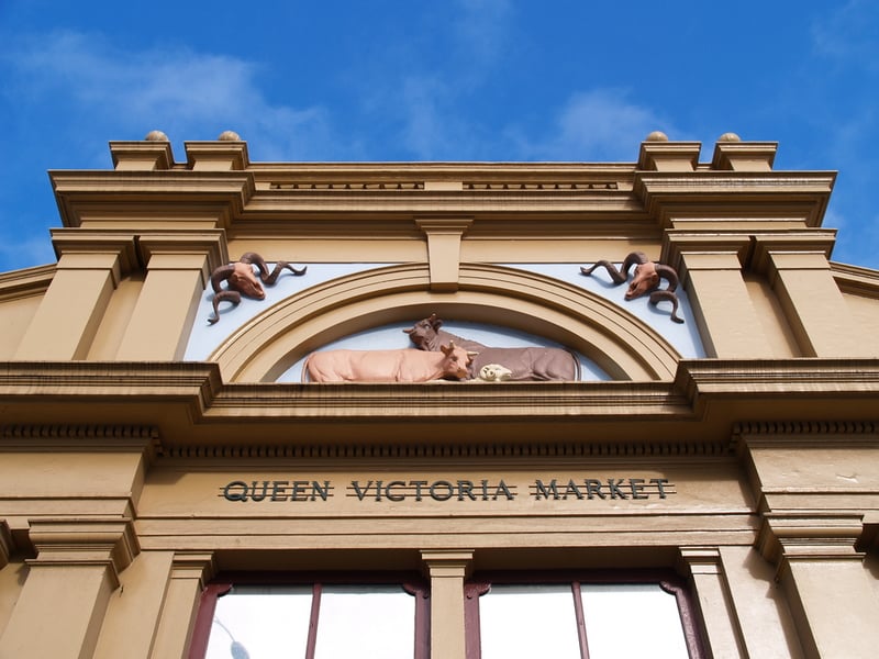 Facade of Queen Victoria Market - one of the best places to visit in Australia.