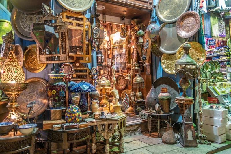 Lamp or Lantern Shop in the Khan El Khalili market in Islamic Cairo, possibly the best markets in the world