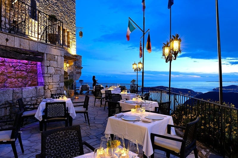 Chateau Eza Michellin star restaurant