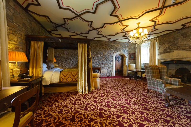 Countess-of-Salisbury-Superior-Deluxe-room at thornbury Castle hotel, England