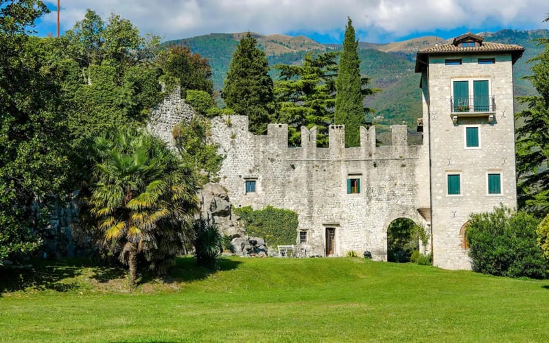 Castello di Serravalle on Airbnb in Veneto, Italy