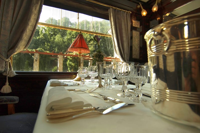 The iconic Orient Express Interior luxury train, soon to return in 2025