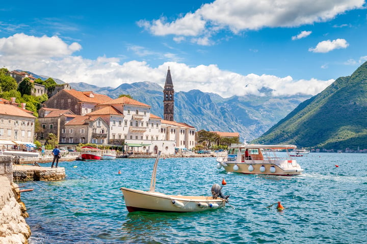 Around the world cruise in Kotor Montenegro 