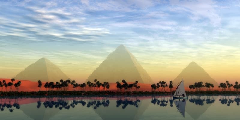 Nile pyramids