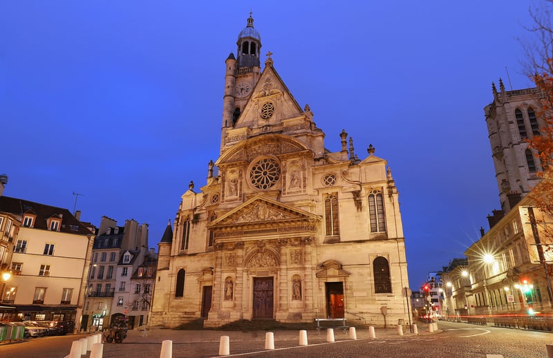 Church of Saint-Etienne-du-Mont in Paris