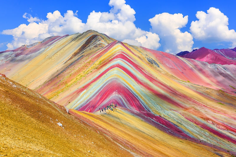 Peru's Rainbow Mountain, one of the best day tour blogs in South America