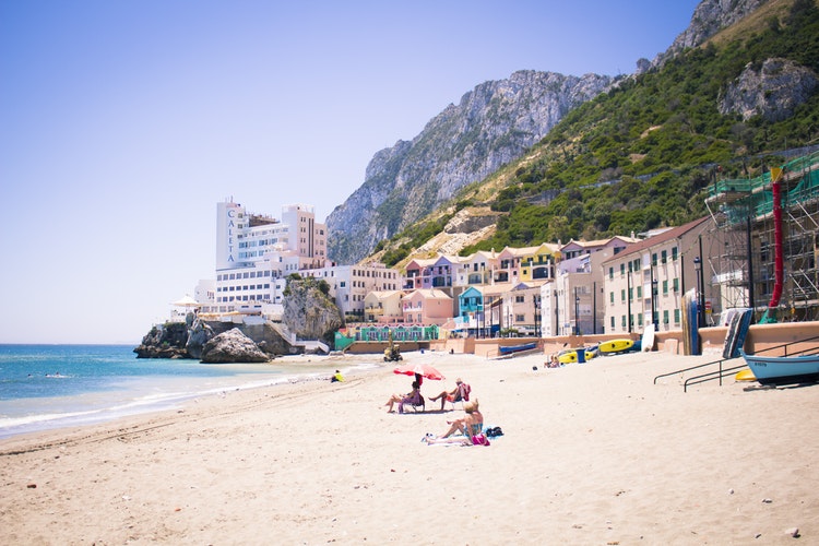 Eastern Beach is a great place to cool off when in Gibraltar