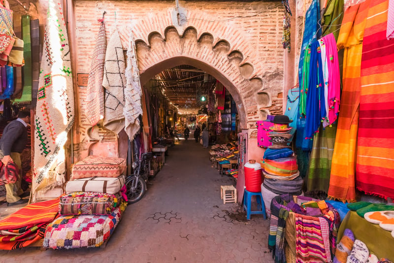 Entrance to a bazar in Cairo, Egypt, a great place to shop and support local business