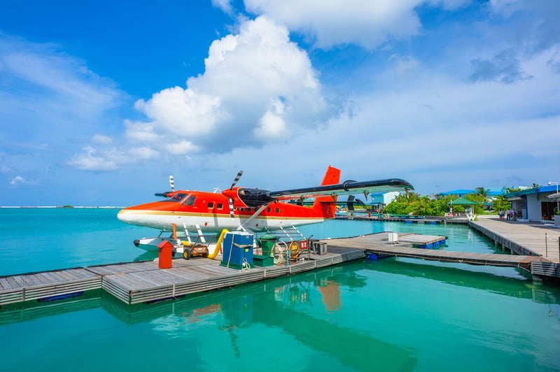 Hydroplane at Male, Maldives