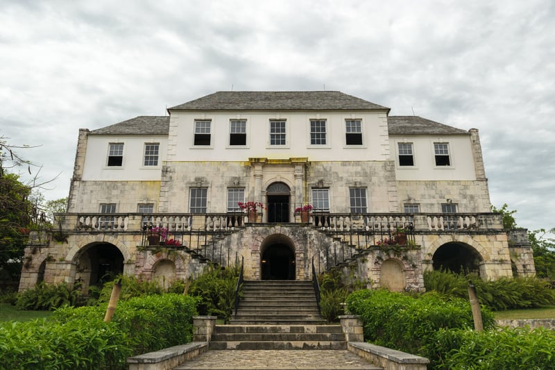 Rose Hall Great House Montego Bay in Caribbean