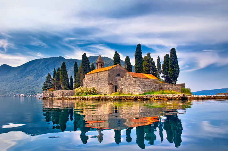 Mediterranean Travel: St.George Island in Montenegro