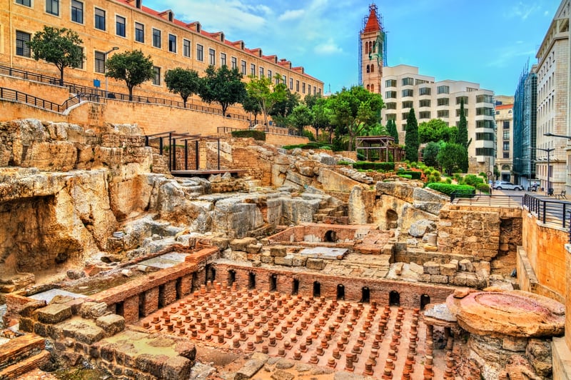 Traveling the Middle East: Ruins of the Roman Baths
