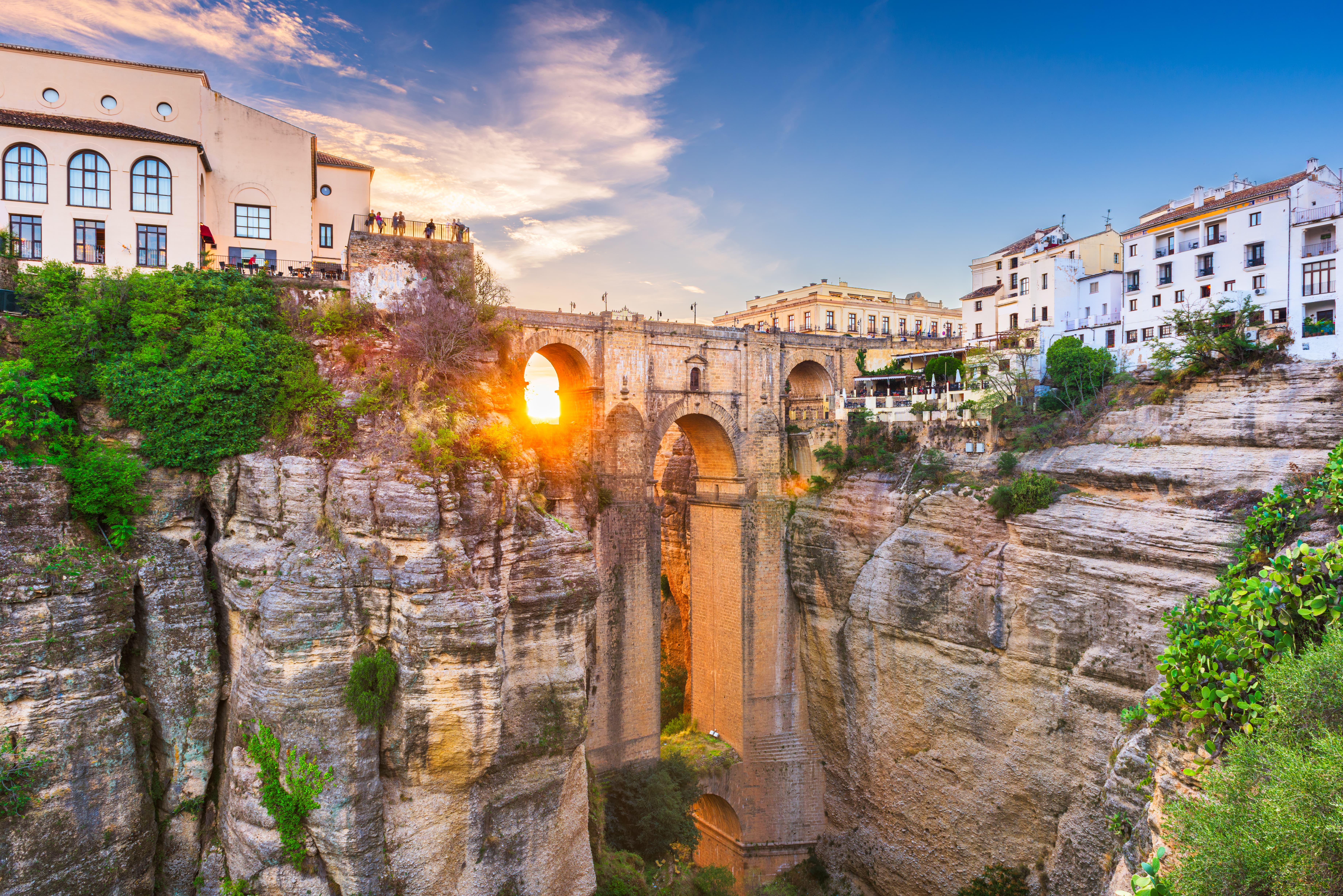 Ancient Puente Nuevo Bridge in Ronda, Spain, a must-see in Europe