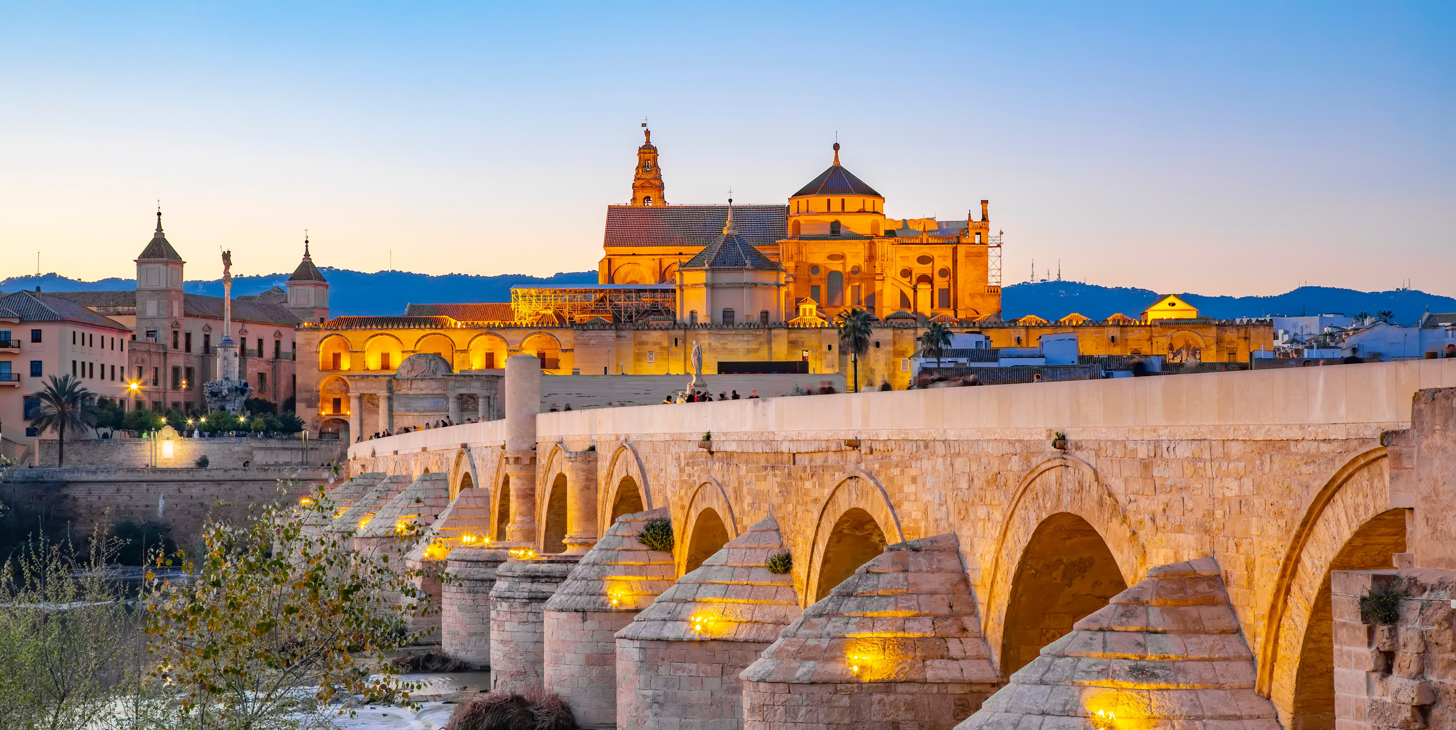 Famous Roman Bridge in UNESCO Cordoba is a must-see when traveling Europe