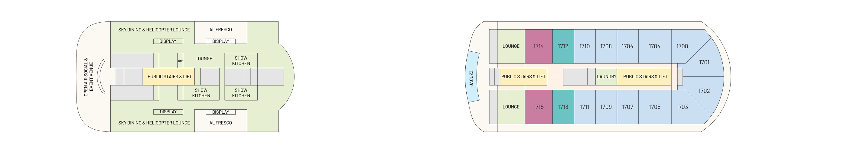 Floor Plan for Deck 17